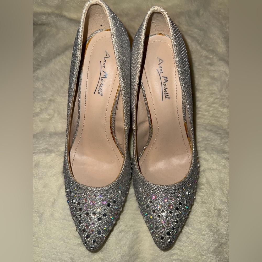Anne Michelle Silver Women's Shoes